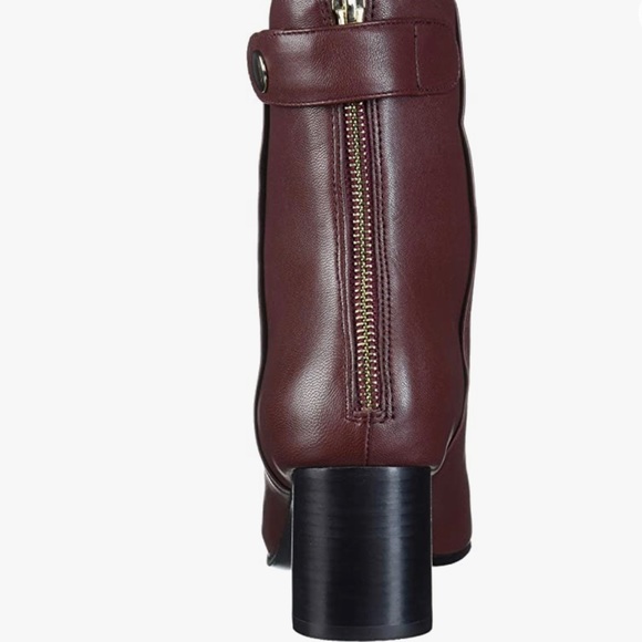 Joie Jamet burgundy ankle boots. Size 6. Worn once. Back zip.. Gorgeous. - Picture 4 of 8